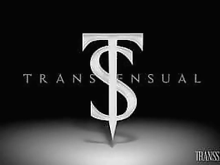 blonde transexual bianca strokes her hard she cock