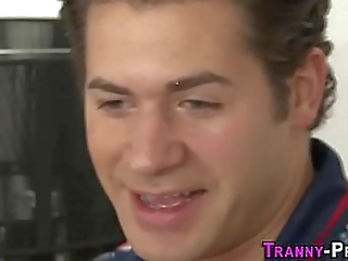 guy fucks shemale by the pool