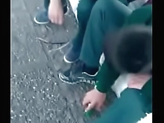 short haired amateur ladyboy wanks off solo