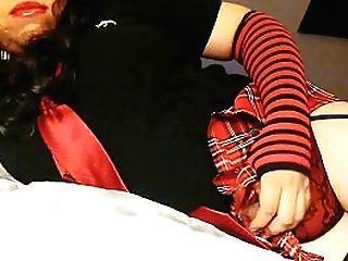 tranny cyn savage interviewing for a personal stroking assistant