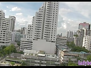 ladyboy girlfriend lyomi bareback anal fucking in a hotel