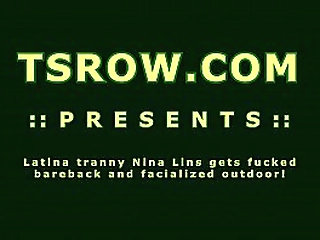latina tranny nina lins gets barebacked