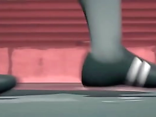 stunning busty ladyboy strips and jerks solo