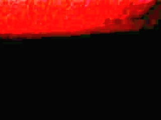 cute shemale in sexy red fishnet with butt plug and jerking off, part 2