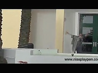 luna and honey have kinky tgirls twosome