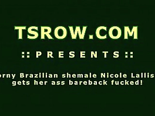 brunette shemale chanel santini sucking and riding big dick