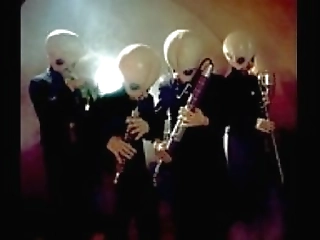 shemale with a fat shecock and a dildo up her ass