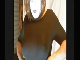 hot asian tranny jacking off and teasing viewers with her sexy moves