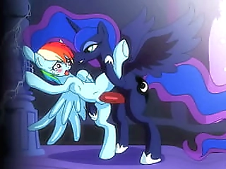 shy teen shemale alexa takes on a hairy cock