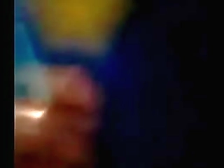 mature shemale in sexy red outfit strokes bigtits and t-dick