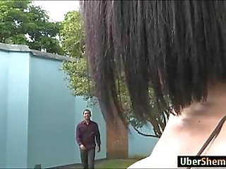 cute tranny deborah mastronelly analized and facial spermed