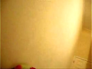 sweet shemale valerie stroking alone in her special bed