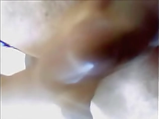 black shemale playfully teases her tantalizing, tight asshole