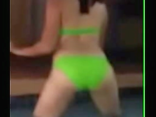 trans hottie with big tits shows off her sexy body and gets anal fucked