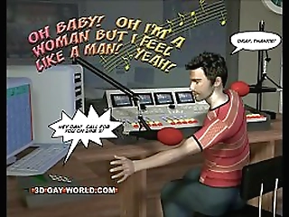 twink guy vs shemale rock diva fanny 3d gay comics