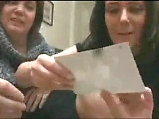 threesome with hot blonde tranny and natural girl