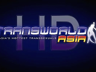 cute asian tranny dancing and masturbating