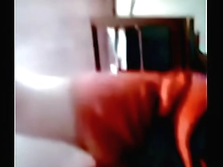 hot ebony shemale jacks off with intense pleasure