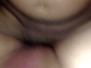 classy brunette shemale rides her lovers cock in her ass