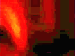 horny ts with big breasts strokes her cock