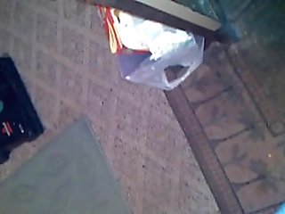 redhead black shemale foxy cock sucking and stroking her black cock