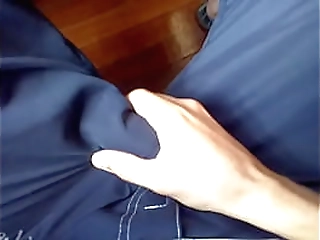 sexy latin shemale gets busy in hotel room