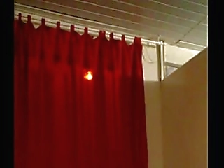 asian model wawa peels off her jeans to spread her tight ass