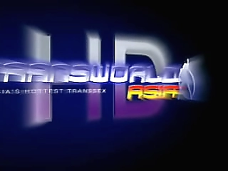 asian tranny martina lets her huge tits bounce while she rubs her own shecock