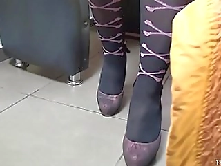 filling yumi s post op pussy home alone with creampie