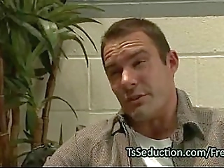 massive cock busty tranny fucks dude