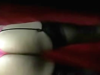 petite but big cock asian shemale ladyboy, natty anal with a toy and a dick!