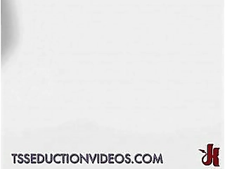 black tranny examines and fingeres and fucks ass of white guy in gyno chair