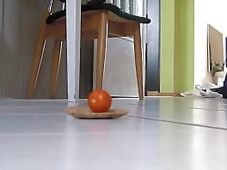 crossdresser in the kitchen