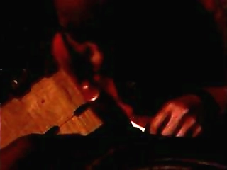 lewd solo session with a long haired slut