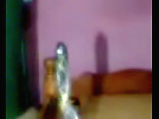 sexy shemale blowing bubbles, all nude and in a bikini!