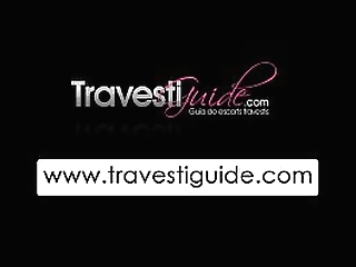 doggy fuck blonde tatooed tranny hard in her ass pussy