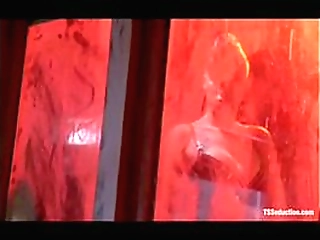 kinky tranny in a threesome