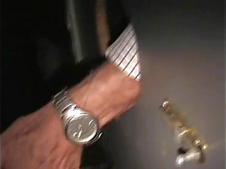 crossdresser at the gloryhole