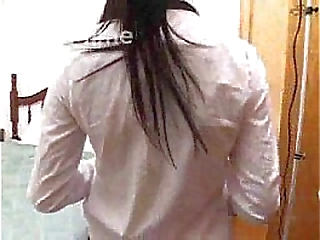 shemale babe gets close with two hunk workers and enjoys threesome fun